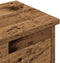 vidaXL - Wandkast - 88x26x18,5 - cm - bewerkt - hout - oud - houtkleurig