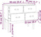 vidaXL - Wandkast - 90x40x78 - cm - massief - grenenhout - honingbruin