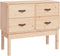 vidaXL - Wandkast - 90x40x78 - cm - massief - grenenhout