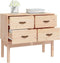 vidaXL - Wandkast - 90x40x78 - cm - massief - grenenhout