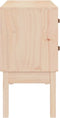 vidaXL - Wandkast - 90x40x78 - cm - massief - grenenhout