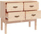 vidaXL - Wandkast - 90x40x78 - cm - massief - grenenhout