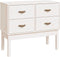vidaXL - Wandkast - 90x40x78 - cm - massief - grenenhout - wit