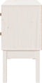 vidaXL - Wandkast - 90x40x78 - cm - massief - grenenhout - wit