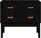 vidaXL - Wandkast - 90x40x78 - cm - massief - grenenhout - zwart