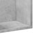 vidaXL - Wandkast - 99x18x16,5 - cm - bewerkt - hout - betongrijs