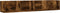 vidaXL - Wandkast - 99x18x16,5 - cm - bewerkt - hout - gerookt - eikenkleurig