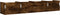 vidaXL - Wandkast - 99x18x16,5 - cm - bewerkt - hout - gerookt - eikenkleurig