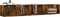 vidaXL - Wandkast - 99x18x16,5 - cm - bewerkt - hout - gerookt - eikenkleurig
