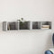 vidaXL - Wandkast - 99x18x16,5 - cm - bewerkt - hout - grijs - sonoma - eikenkleurig