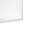 vidaXL - Wandkast - 99x18x16,5 - cm - bewerkt - hout - wit