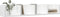 vidaXL - Wandkast - 99x18x16,5 - cm - bewerkt - hout - wit