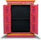 vidaXL - Wandkast - handgeschilderd - massief - mangohout - roze