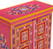 vidaXL - Wandkast - handgeschilderd - massief - mangohout - roze