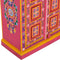 vidaXL - Wandkast - handgeschilderd - massief - mangohout - roze