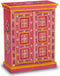 vidaXL - Wandkast - handgeschilderd - massief - mangohout - roze