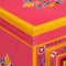 vidaXL - Wandkast - handgeschilderd - massief - mangohout - roze