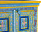vidaXL - Wandkast - handgeschilderd - massief - mangohout - turquoise