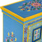 vidaXL - Wandkast - handgeschilderd - massief - mangohout - turquoise
