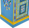 vidaXL - Wandkast - handgeschilderd - massief - mangohout - turquoise