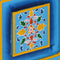 vidaXL - Wandkast - handgeschilderd - massief - mangohout - turquoise