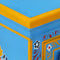 vidaXL - Wandkast - handgeschilderd - massief - mangohout - turquoise