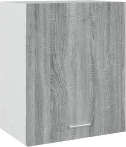 vidaXL - Wandkast - hangend - 50x31x60 - cm - bewerkt - hout - grijs - sonoma - eiken