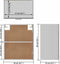 vidaXL - Wandkast - hangend - 50x31x60 - cm - bewerkt - hout - grijs - sonoma - eiken