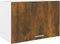 vidaXL - Wandkast - hangend - 60x31x40 - cm - bewerkt - hout - gerookt - eikenkleurig