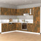 vidaXL - Wandkast - hangend - 60x31x40 - cm - bewerkt - hout - gerookt - eikenkleurig