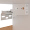 vidaXL - Wandkast - hangend - 60x31x40 - cm - bewerkt - hout - gerookt - eikenkleurig