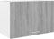 vidaXL - Wandkast - hangend - 60x31x40 - cm - bewerkt - hout - grijs - sonoma - eiken