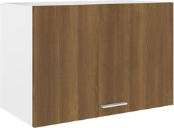 vidaXL - Wandkast - hangend - 60x31x40 - cm - bewerkt - hout - bruineikenkleurig