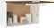vidaXL - Wandkast - hangend - 60x31x40 - cm - bewerkt - hout - bruineikenkleurig