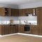 vidaXL - Wandkast - hangend - 60x31x60 - cm - bewerkt - hout - bruin - eikenkleur