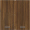 vidaXL - Wandkast - hangend - 60x31x60 - cm - bewerkt - hout - bruin - eikenkleur