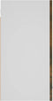 vidaXL - Wandkast - hangend - 60x31x60 - cm - bewerkt - hout - gerookt - eikenkleurig