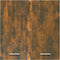 vidaXL - Wandkast - hangend - 60x31x60 - cm - bewerkt - hout - gerookt - eikenkleurig