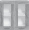 vidaXL - Wandkast - hangend - 60x31x60 - cm - bewerkt - hout - grijs - sonoma - eiken