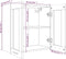 vidaXL - Wandkast - hangend - 60x31x60 - cm - bewerkt - hout - grijs - sonoma - eiken