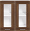 vidaXL - Wandkast - hangend - 60x31x60 - cm - bewerkt - hout - bruineikenkleurig
