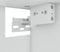 vidaXL - Wandkast - hangend - 60x31x60 - cm - glas - en - bewerkt - hout - gerookt - eiken