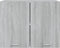vidaXL - Wandkast - hangend - 80x31x60 - cm - bewerkt - hout - grijs - sonoma - eiken