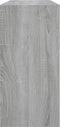 vidaXL - Wandkast - hangend - 80x31x60 - cm - bewerkt - hout - grijs - sonoma - eiken