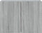 vidaXL - Wandkast - hangend - 80x31x60 - cm - bewerkt - hout - grijs - sonoma - eiken