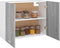 vidaXL - Wandkast - hangend - 80x31x60 - cm - bewerkt - hout - grijs - sonoma - eiken