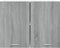 vidaXL - Wandkast - hangend - 80x31x60 - cm - bewerkt - hout - grijs - sonoma - eiken