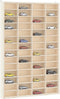 vidaXL - Wandkast - met - 56 - vakken - 40x4,5x60 - cm