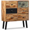 vidaXL - Wandkast - met - 6 - lades - 70x30x76 - cm - massief - gerecycled - teakhout