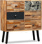vidaXL - Wandkast - met - 6 - lades - 70x30x76 - cm - massief - gerecycled - teakhout